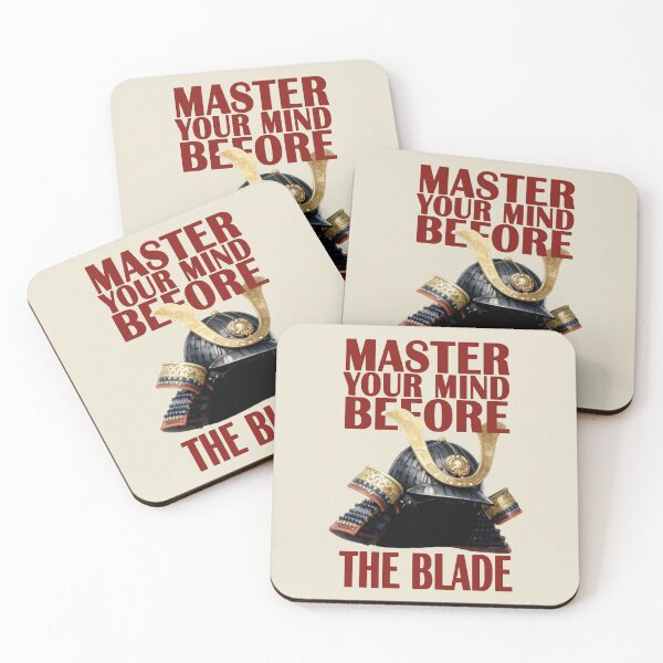 Item preview, Master Your Mind Before The Blade Samurai Quote designed and sold by WildArtIT.
