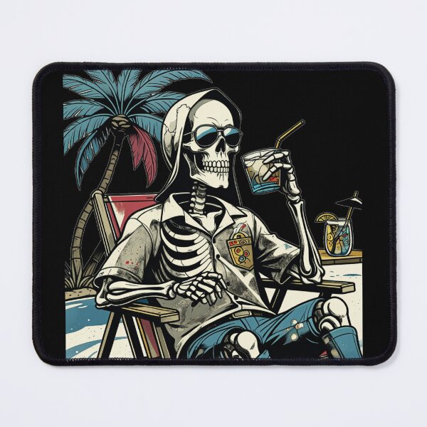 Item preview, Grim Reaper on Vacation Funny Summer Skeleton designed and sold by KeySeen.