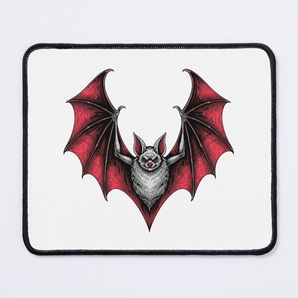 Item preview, Red-winged vampire bat - Gothic horror illustration designed and sold by Polarisofficial.