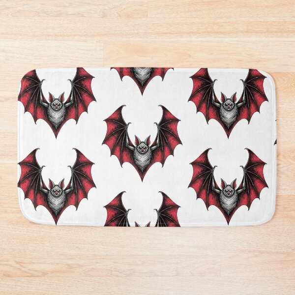 Item preview, Red-winged vampire bat - Gothic horror illustration designed and sold by Polarisofficial.