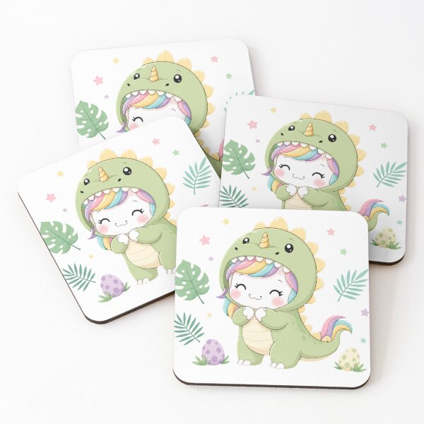Item preview, Cute Dinosaur Unicorn designed and sold by MySthore.
