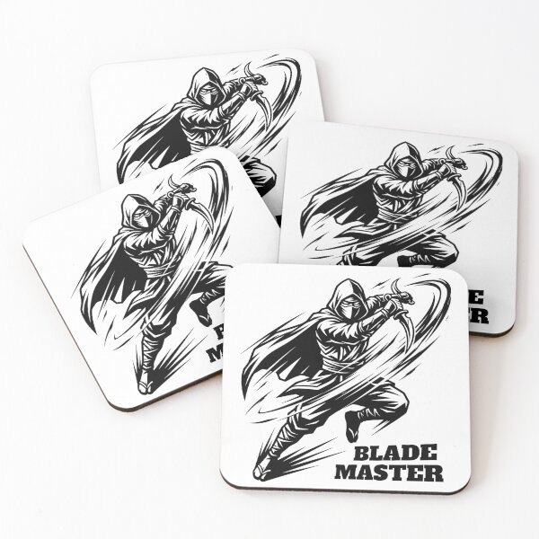 Item preview, Blade Master - Minimalist Assassin Ninja Weapon Action Graphic designed and sold by TheShadowLines.