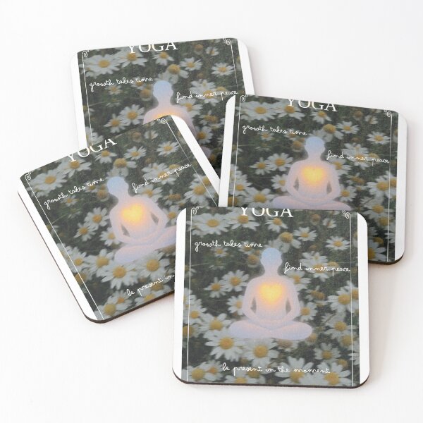 Item preview, Yoga Meditation Daisy Flower Aesthetic Poster designed and sold by Nature Moments.