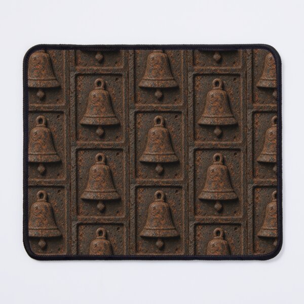 Item preview, Antique Rusty Cast Iron School Bell Plaque designed and sold by BellStudios.