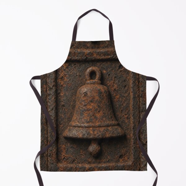 Item preview, Antique Rusty Cast Iron School Bell Plaque designed and sold by BellStudios.