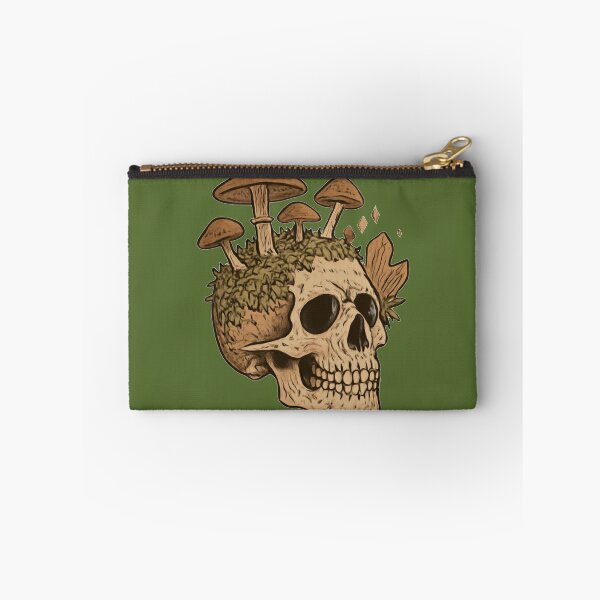 Item preview, Mushroom Skull Goblincore Dark Academia Botanical designed and sold by KeySeen.