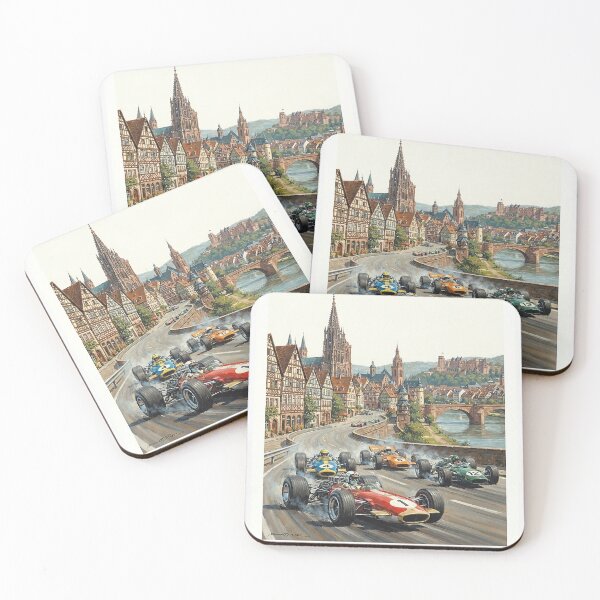 Item preview, Grosser Preis von Deutschland 1969 Vintage Racing Art by MNS designed and sold by parnoandgank.