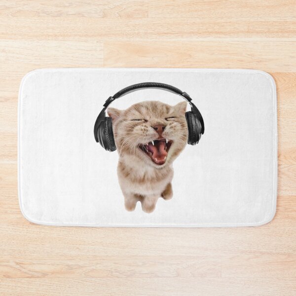 Item preview, Funny Cat Wearing Headphones  designed and sold by Art_Redbel.
