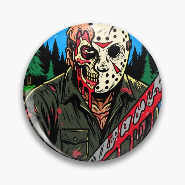 Item preview, Friday the 13th - Jason Voorhees Horror Art designed and sold by bydiegosandart.