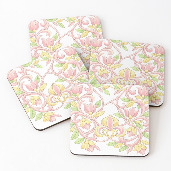 Item preview, Wide Pastel Ornamental Floral Pattern designed and sold by hepopatterns.