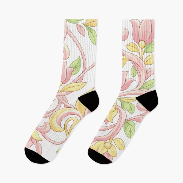 Item preview, Wide Pastel Ornamental Floral Pattern designed and sold by hepopatterns.