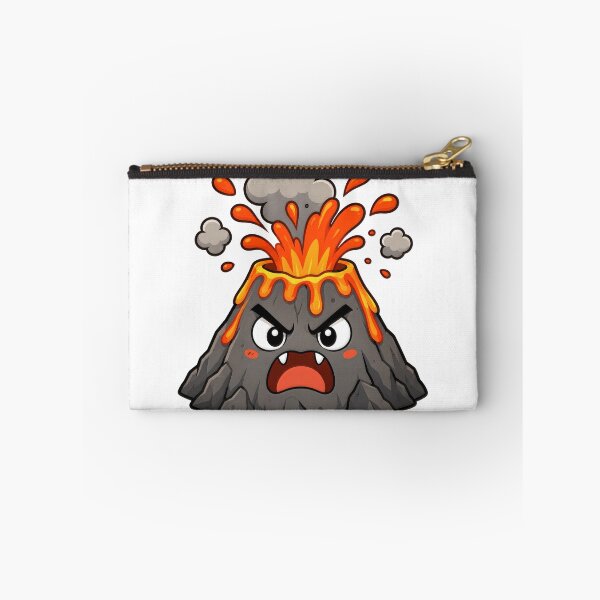 Item preview, Cute Angry Volcano Erupting with Fiery Lava designed and sold by RiderSpoon.