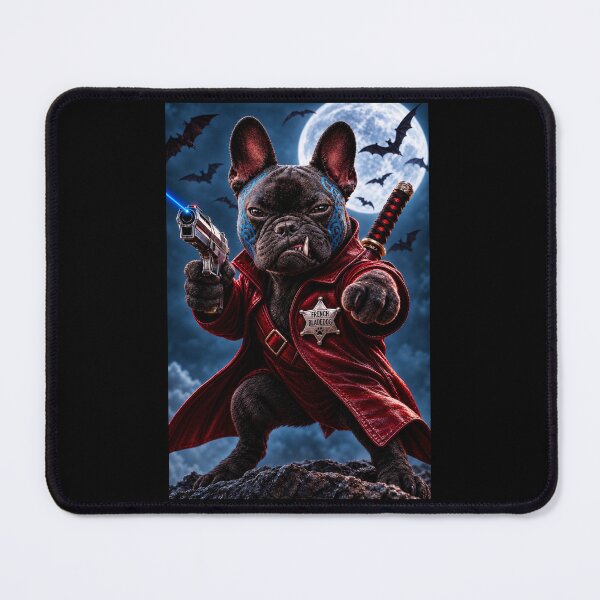 Item preview, French Bulldog RED BLADE VAMPIRE  designed and sold by SmARTNiki.