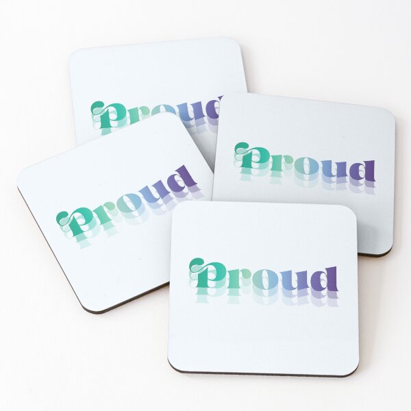 Item preview, Proud MLM flag colours typography art | LGBT pride designed and sold by QuillPrints.