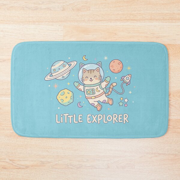 Item preview, Little Explorer Space Cat Astronaut Outer Space designed and sold by Amir Faysal.