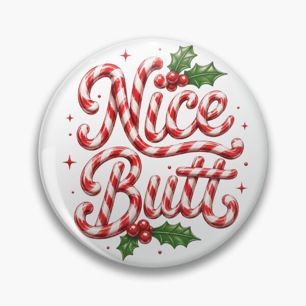 Item preview, Adult Humor Nice Butt Candy Cane Christmas designed and sold by trixie666.