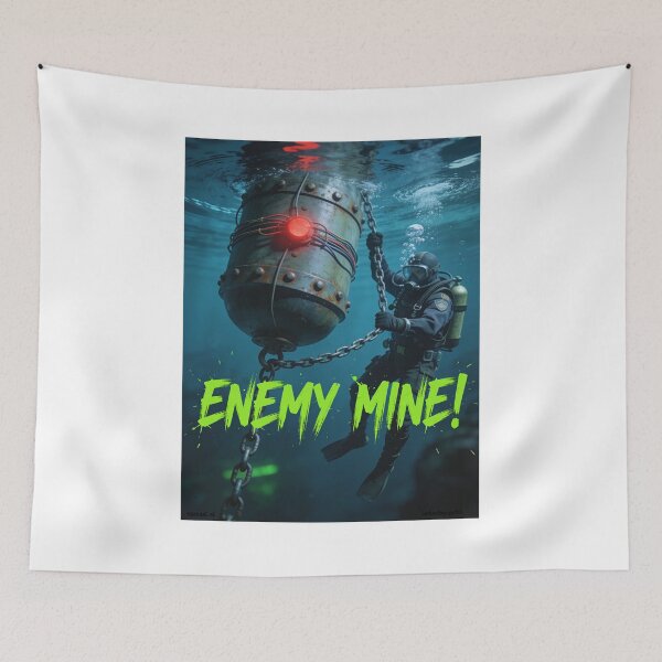 Item preview, Enemy Mine Diver Print designed and sold by Lichentroupe63.
