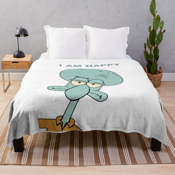Item preview, Funny Sarcastic Squidward I Am Happy designed and sold by jhgjykuo.