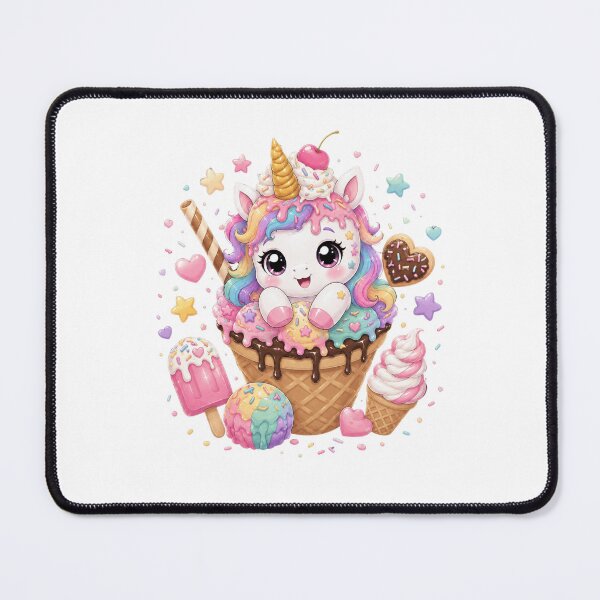 Item preview, Cute Ice Cream Unicorn designed and sold by MySthore.