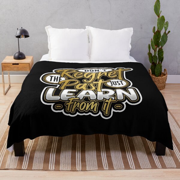 Item preview, Motivational Badge: "Don't Regret The Past, Just Learn From It" designed and sold by interdesigner.