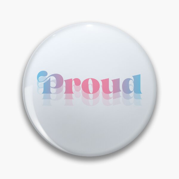Item preview, Proud trans flag colours typography art | trans pride designed and sold by QuillPrints.