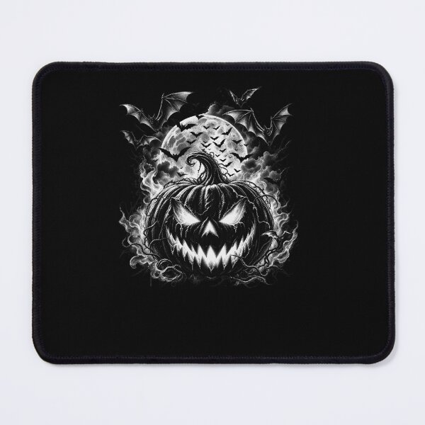 Item preview, Scary Halloween Pumpkin Bats Full Moon Gothic Horror designed and sold by Wear the Art.