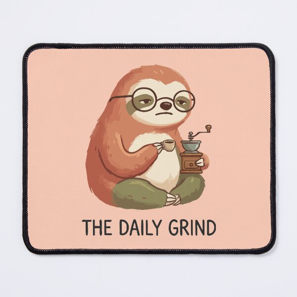 Item preview, The Daily Grind Sloth Coffee Hand Grinder designed and sold by Amir Faysal.