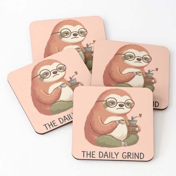 Item preview, The Daily Grind Sloth Coffee Hand Grinder designed and sold by Amir Faysal.