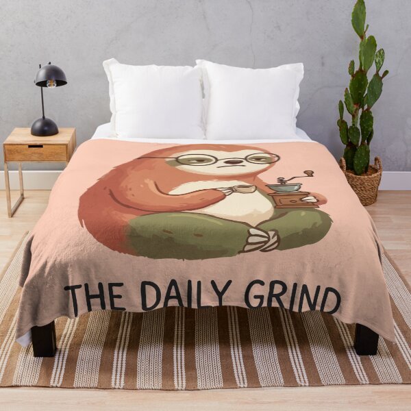 Item preview, The Daily Grind Sloth Coffee Hand Grinder designed and sold by Amir Faysal.