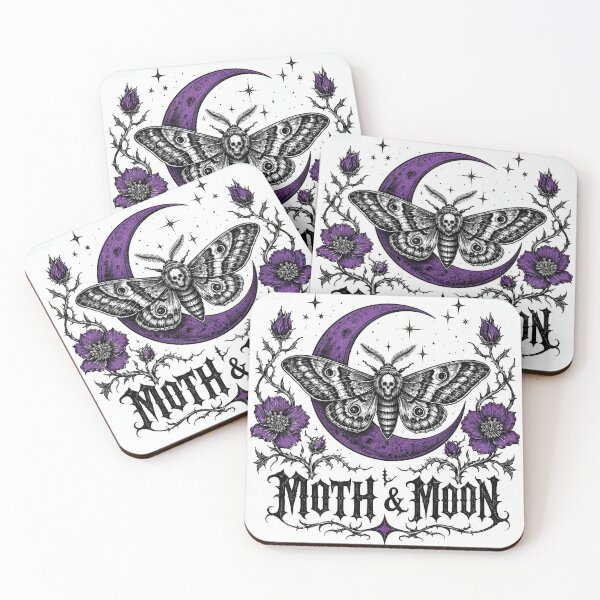 Item preview, MOTH & MOON - Gothic Moth designed and sold by Lumiere Art.