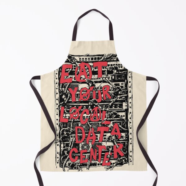 Item preview, Eat Your Local Data Center - Punk, Protest, Meme designed and sold by SpaceDogLaika.