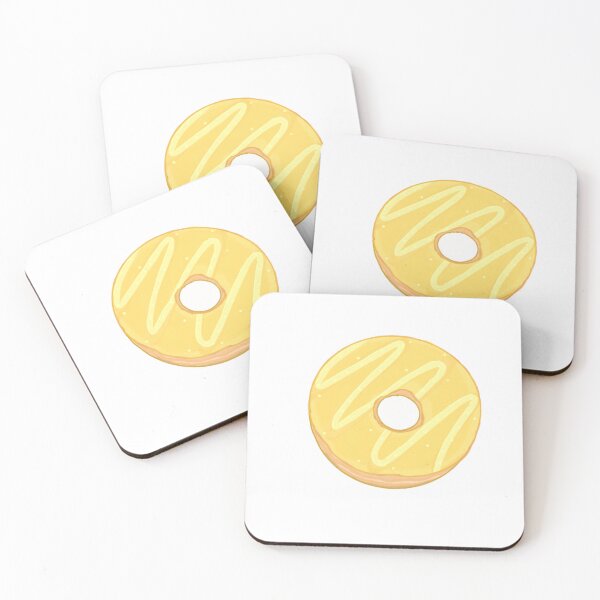 Item preview, Donut Worry (Yellow) designed and sold by Puffcornstudios.