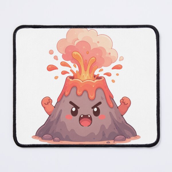 Item preview, Cute Pastel Kawaii Volcano Having an Eruption designed and sold by RiderSpoon.