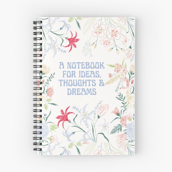 Item preview, A Notebook for Ideas, Thoughts & Dreams – Vintage Botanical Journal designed and sold by Elly-91.