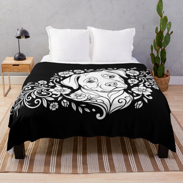 Item preview, Cute Rottweiler Puppy Floral Vector Stencil Art designed and sold by ZUMERI.
