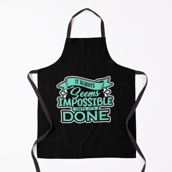 Item preview, Motivational and inspirational - "It Always Seems Impossible Until It's Done" designed and sold by interdesigner.