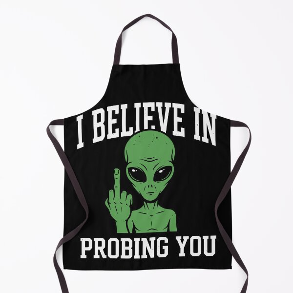 Item preview, I Believe In Probing You Funny Alien Middle Finger designed and sold by Amir Faysal.