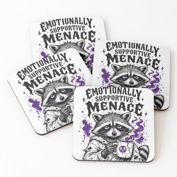 Item preview, EMOTIONALLY SUPPORTIVE MENACE designed and sold by Lumiere Art.