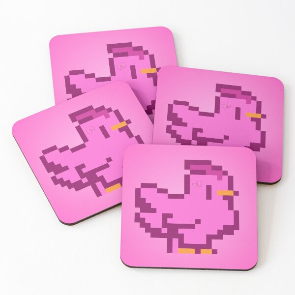 Item preview, Pink Pixelated Chicken - Pixels In Pink Logo designed and sold by Pixels In Pink.