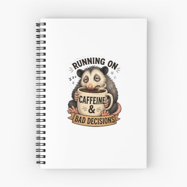 Item preview, Caffeine & Bad Decisions designed and sold by DETOURFROMCRAZY.