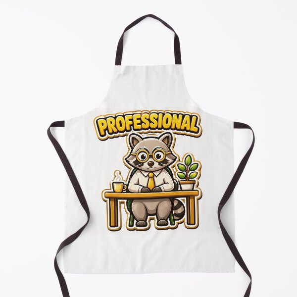 Item preview, Professional Raccoon Office Coffee Tee designed and sold by WearTheVibe Store.
