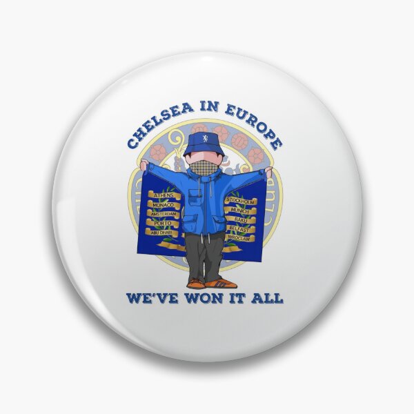 Item preview, Chelsea In Europe We've Won It All Football Ultras Design designed and sold by annaarthk.