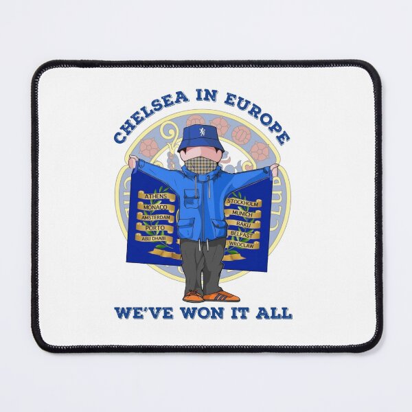 Item preview, Chelsea In Europe We've Won It All Football Ultras Design designed and sold by annaarthk.