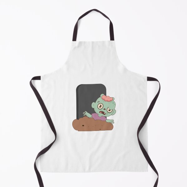 Item preview, An adorable, cute zombie is crawling out of the mogul. Happy Halloween! designed and sold by Natalia4321.