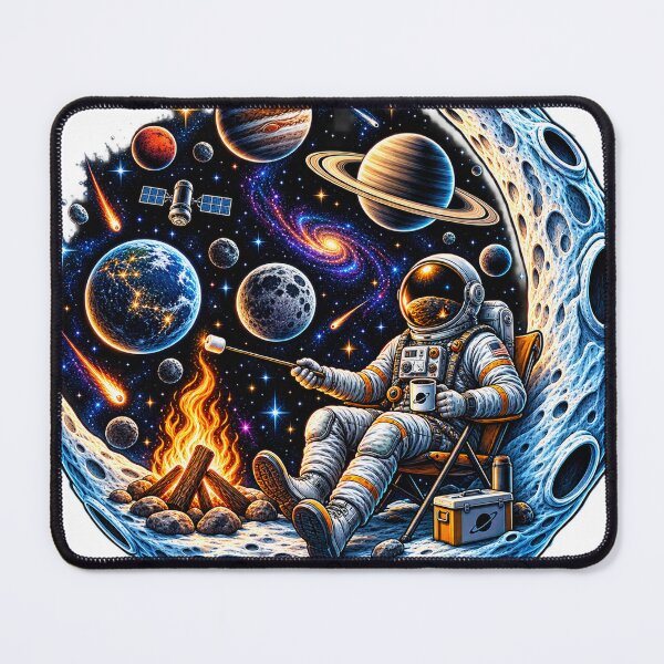 Item preview, Space Astronaut Cosmic Art designed and sold by VYBORA Studio.