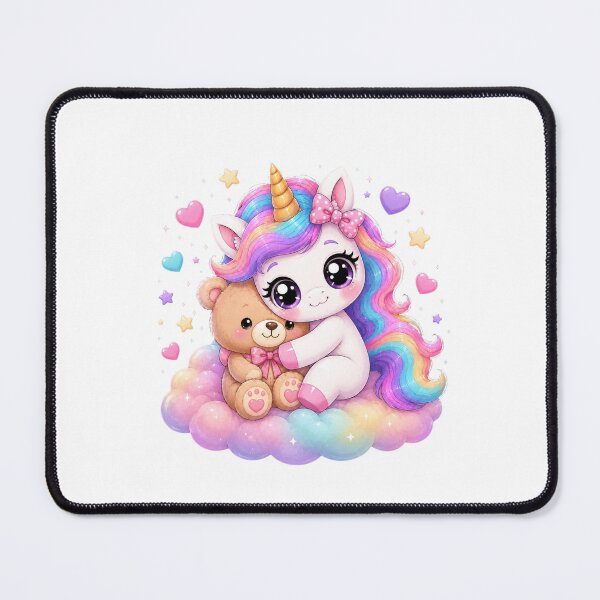 Item preview, Cute Unicorn and Teddy Bear designed and sold by MySthore.