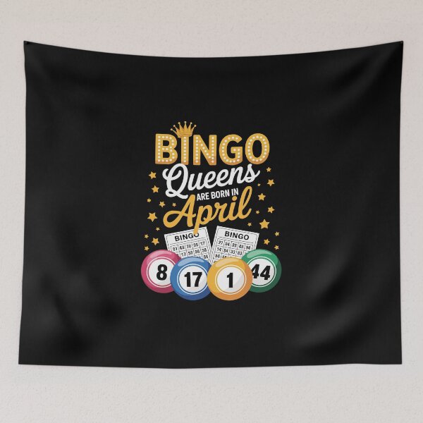 Item preview, BINGO Queens are born in April designed and sold by jkrphoto.