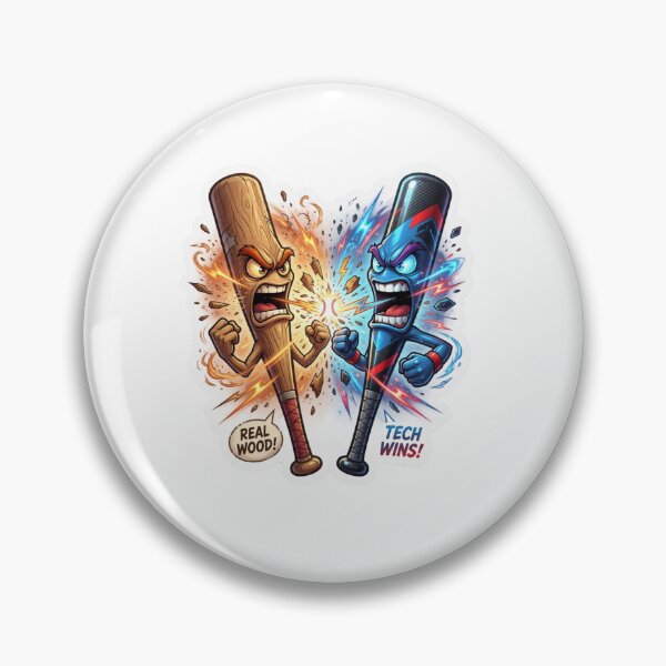 Item preview, Classic Modern Baseball Bat Rivalry designed and sold by Imaginarium of Chaos falcon88 .
