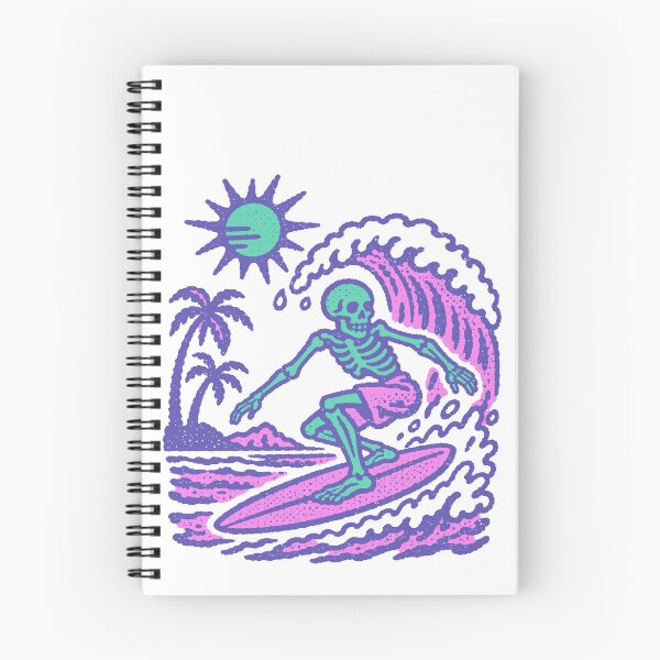 Item preview, Surfing Skeleton Summer Beach Graphic designed and sold by trajeado14.