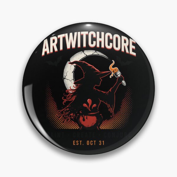 Item preview, Witch Artist Halloween T-Shirt | Paint & Potion Magic Cauldron Witchy Graphic Tee v18 designed and sold by DarylWelsh2024.